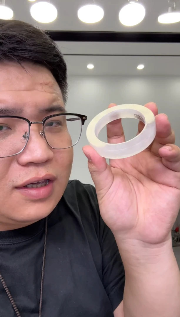 未镶嵌手镯定制翡翠三*木手镯定制