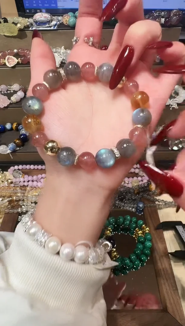 合金手链水晶多样性发一