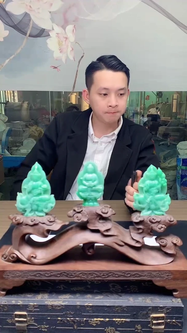 【闪购商品】定制翡翠未镶嵌5143jj-毛货挂件