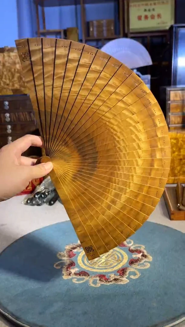 乌木类成套家具金丝楠扇子 24