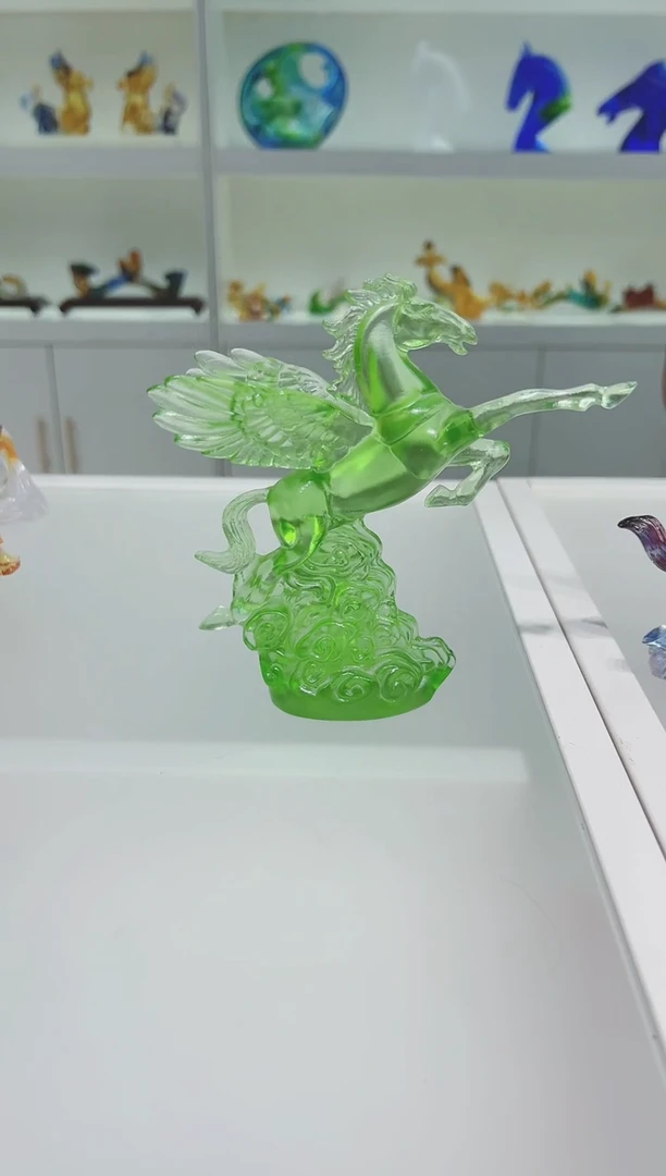 茶宠古法琉璃飞马