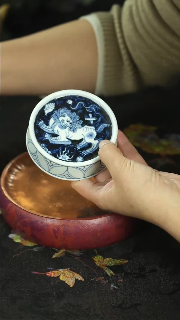 炸茶具 天冷了 围炉煮茶中~~