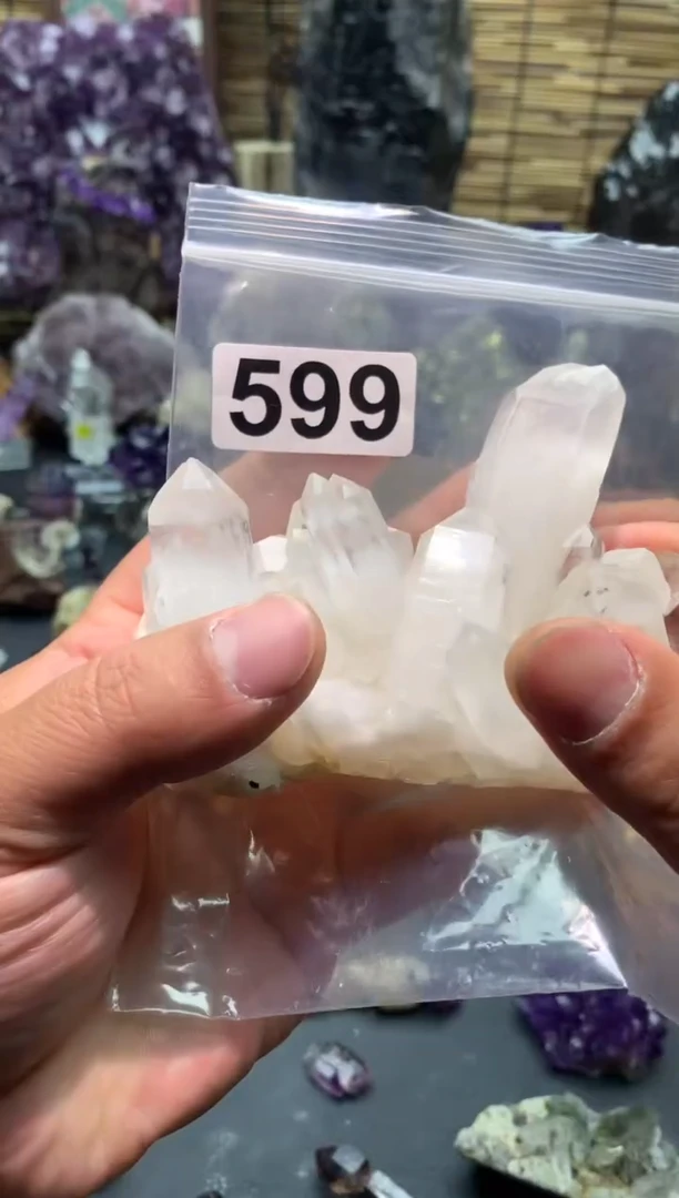 紫晶珠宝半成品银S925镶嵌水晶599