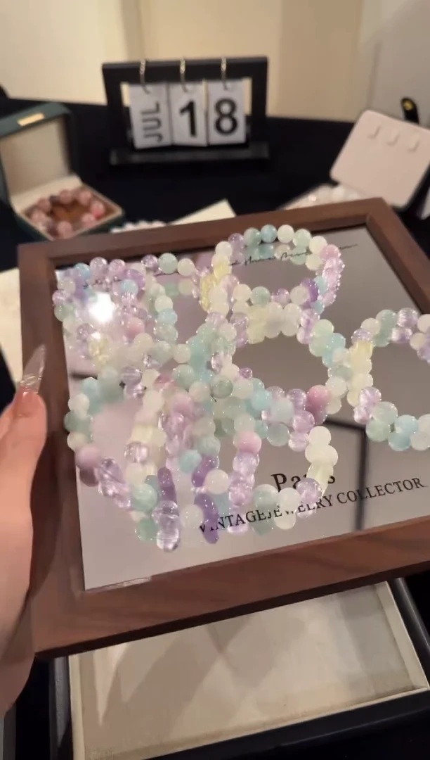 水晶手链合金多宝x2085
