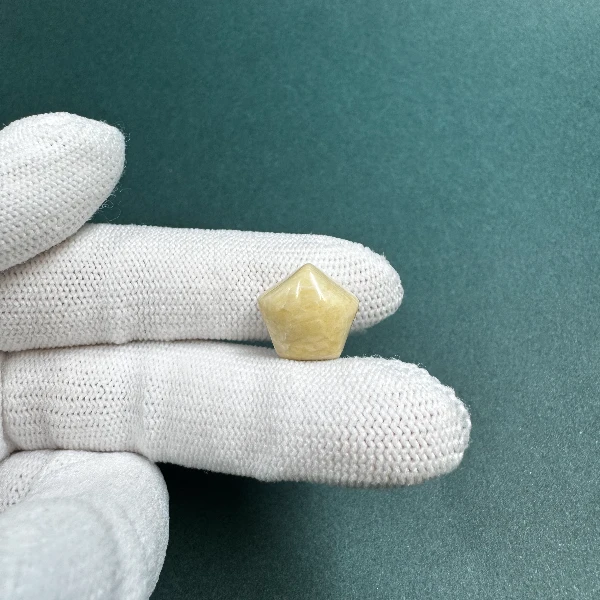 N1135天然猛犸牙星星配饰 支持鉴定 假一罚四