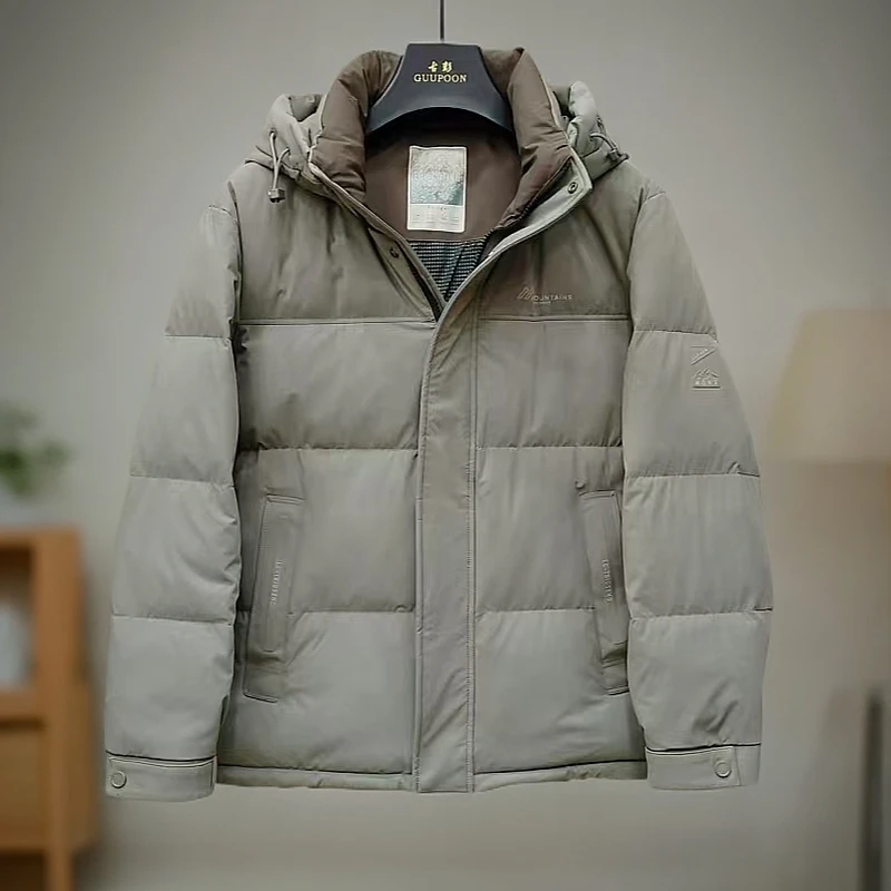 【羽绒服6827】男士高奢欧货设计师风格都市时尚轻商务保暖羽绒服