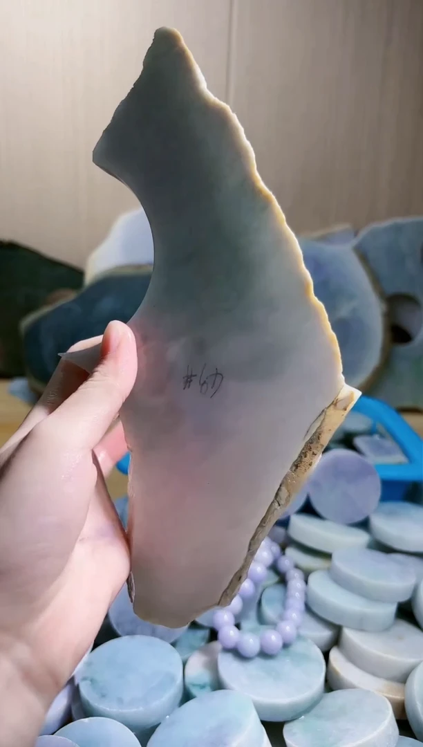 翡翠未镶嵌颈饰翡翠A货 温谭962