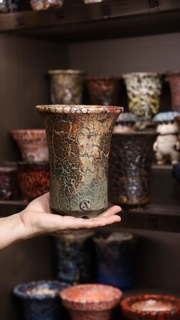 嘉* 泰国进口手工花盆个性创意花盆