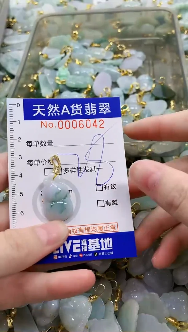 颈饰未镶嵌翡翠天然A货翡翠