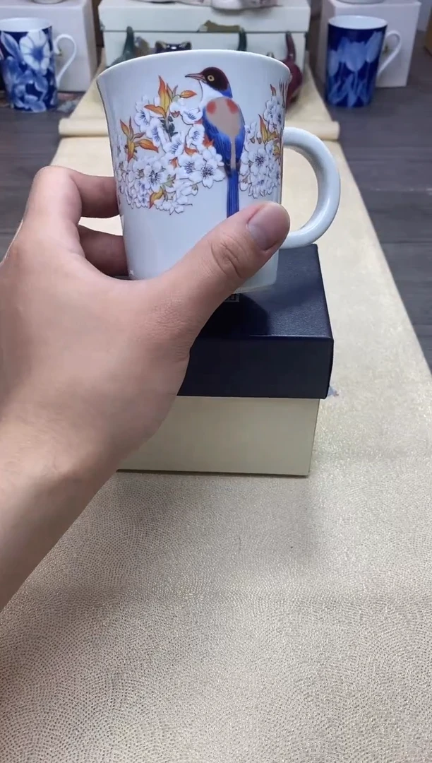 【闪购商品】茶具耐高温全品全新 （山樱雀马克杯 ）