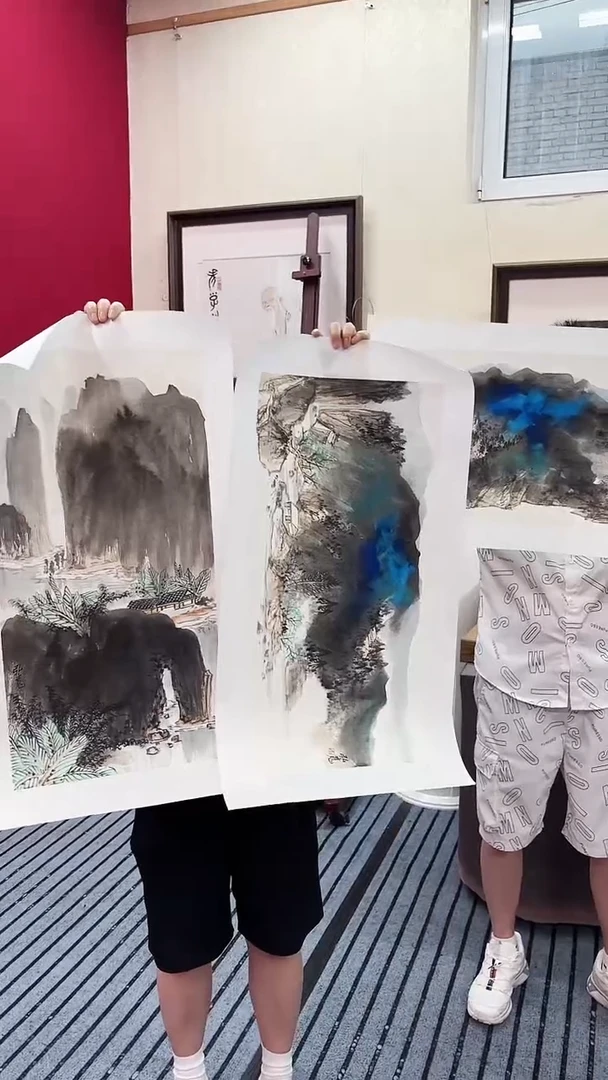 国画高老师绘画作品 带荣宝斋宁波证书 任意一幅