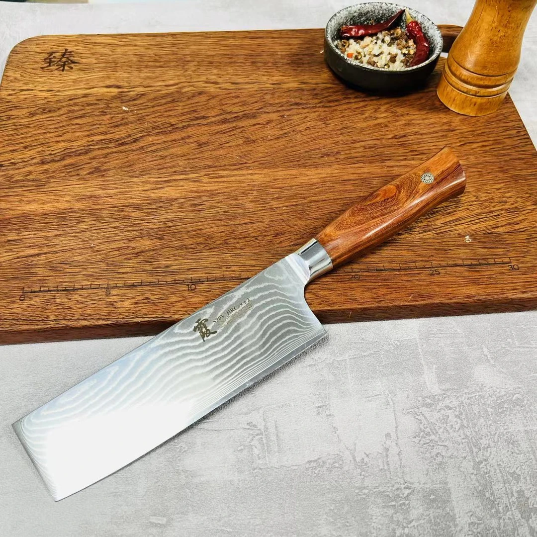 大马士革小菜刀日式主厨师刀料理刀切肉片鱼片蔬果女士专用刀869
