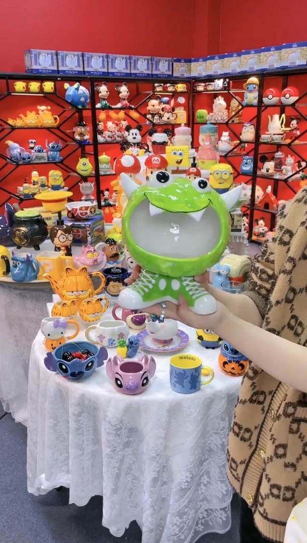 【闪购商品】.@@小怪兽玄关摆件收纳
