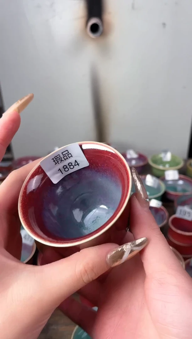 【闪购商品】摆件钧瓷手工茶器窑变