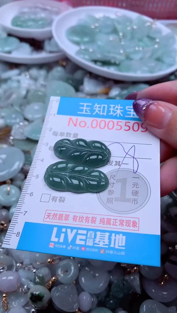 翡翠未镶嵌吊坠(不含链)5509