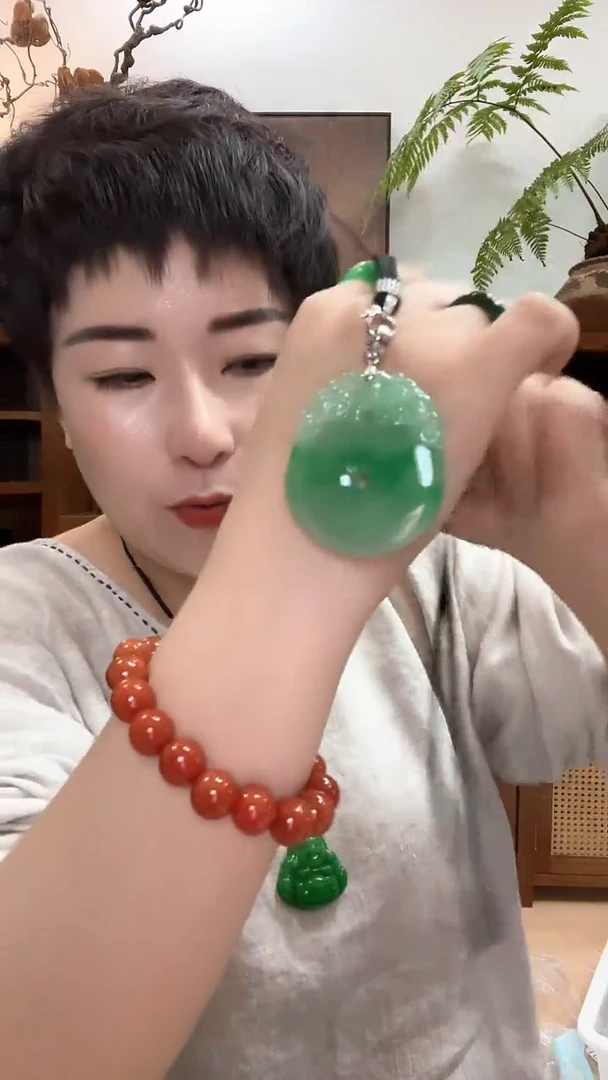 吊坠(赠链)合金翡翠196