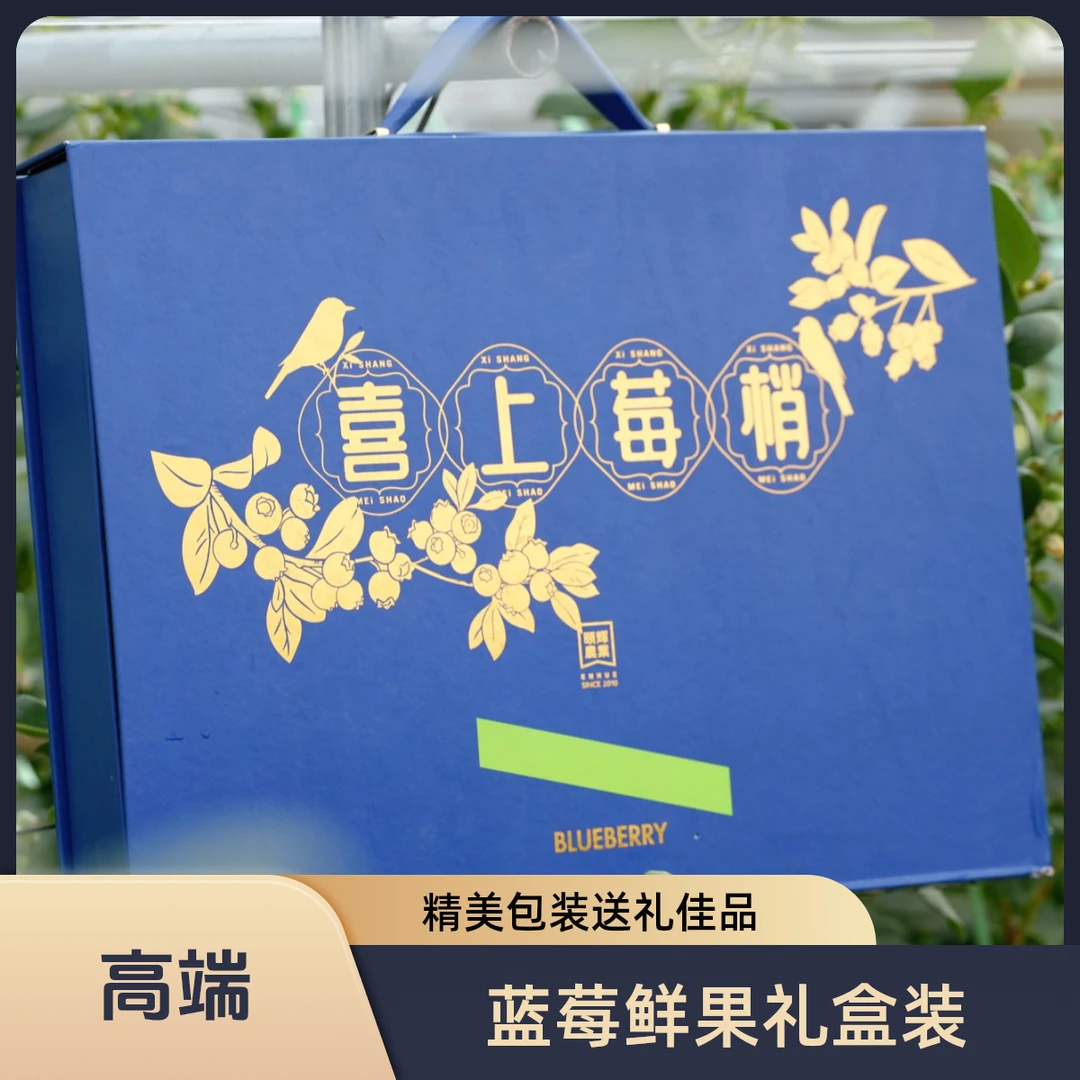 【云南花香蓝莓豪华大礼盒】露天 水果脆甜新鲜现摘 顺丰/邮政空运