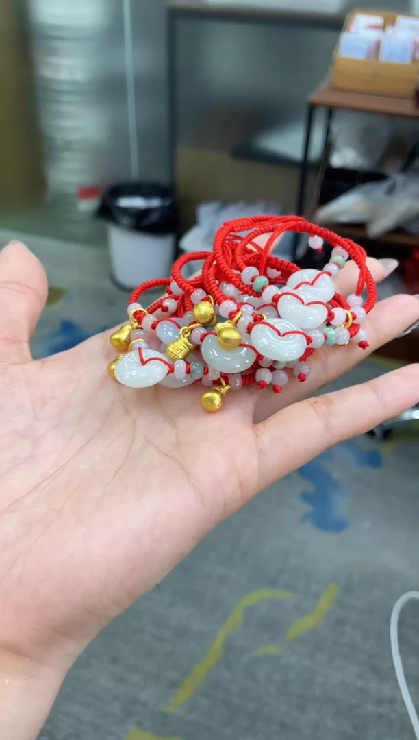 未镶嵌手绳翡翠小朋友手绳  多样性发货发一件