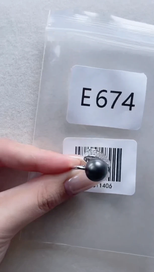 未镶嵌戒指海水珍珠E674
