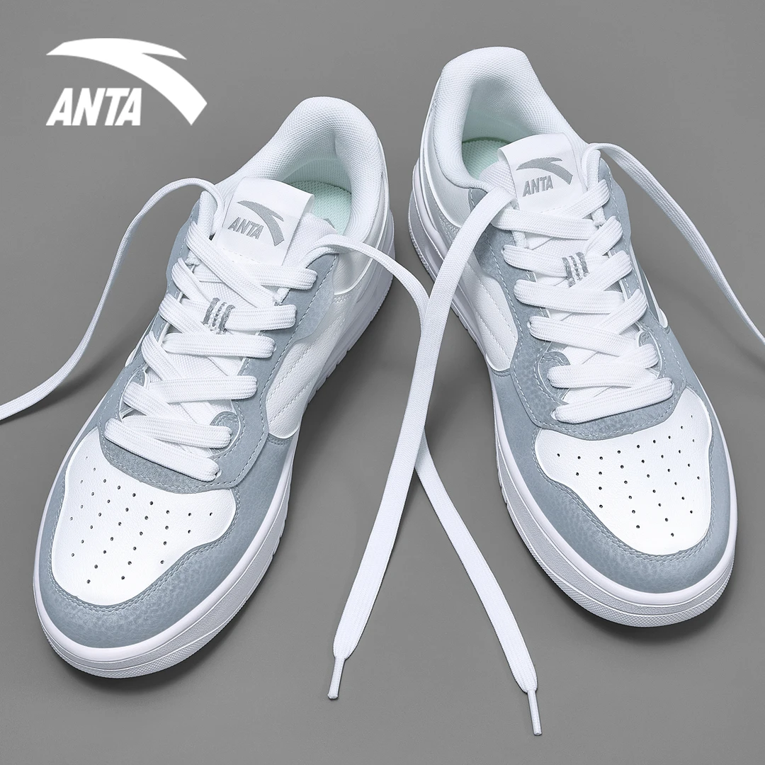 安踏板鞋男款休闲鞋冬季新款爆款低帮透气小白鞋滑板鞋百搭男鞋