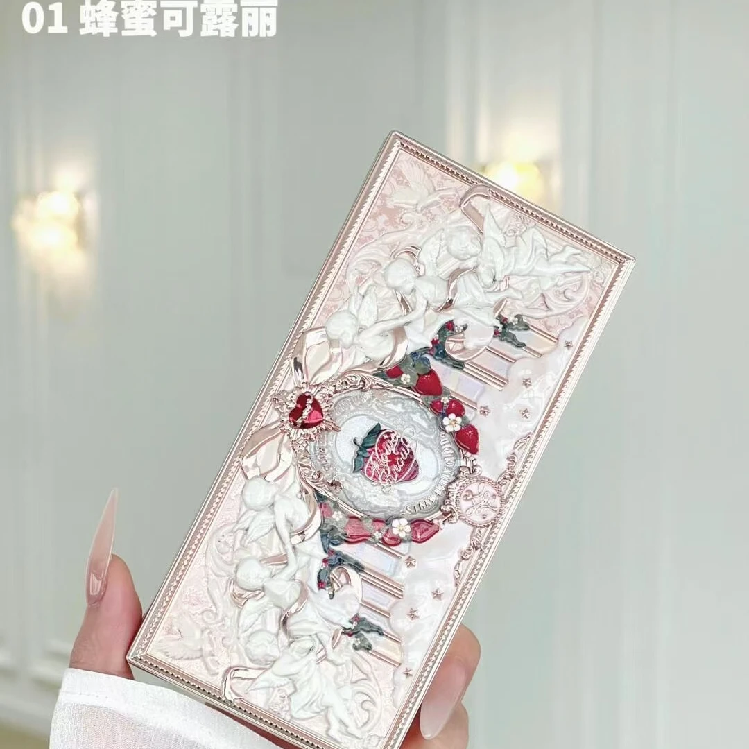 草莓丘比特系列面部综合盘01蜂蜜可露丽盘