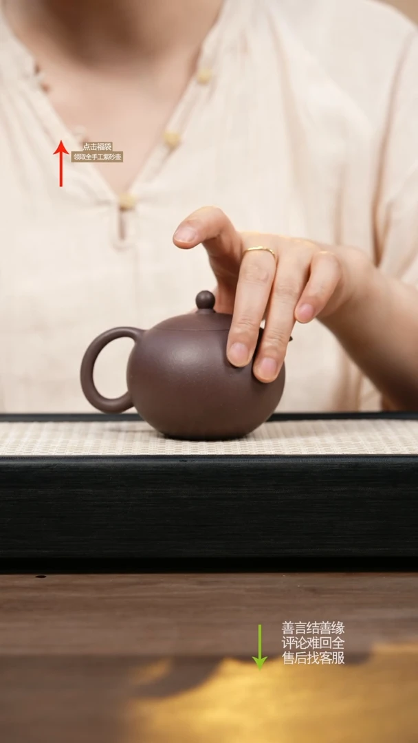 茶壶紫砂紫玉金砂河豚西施