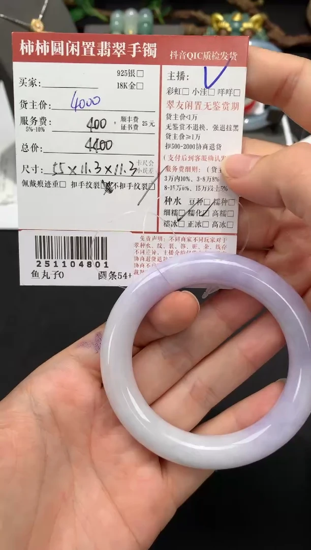 未镶嵌手镯翡翠姐姐251104801