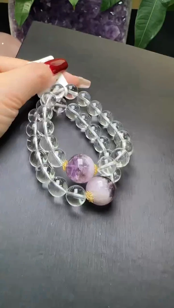 【闪购商品】水晶手串未镶嵌白水晶设计手串多样性发一Z24446