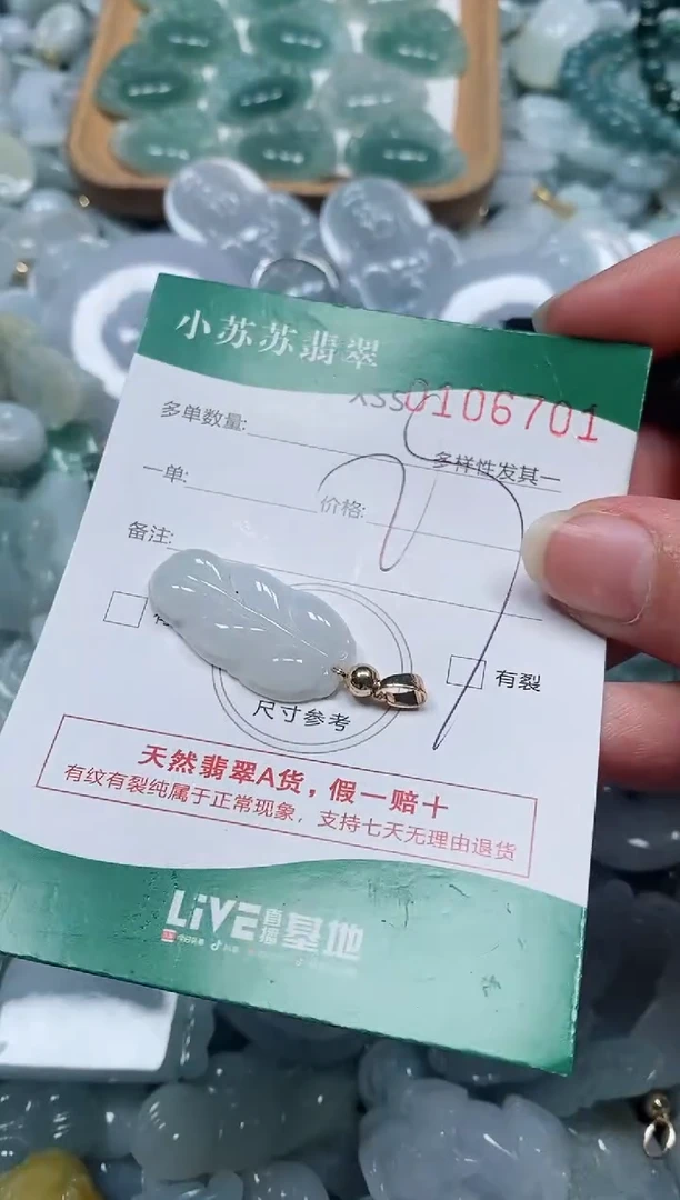 【闪购商品】翡翠颈饰未镶嵌闪购商品0106701