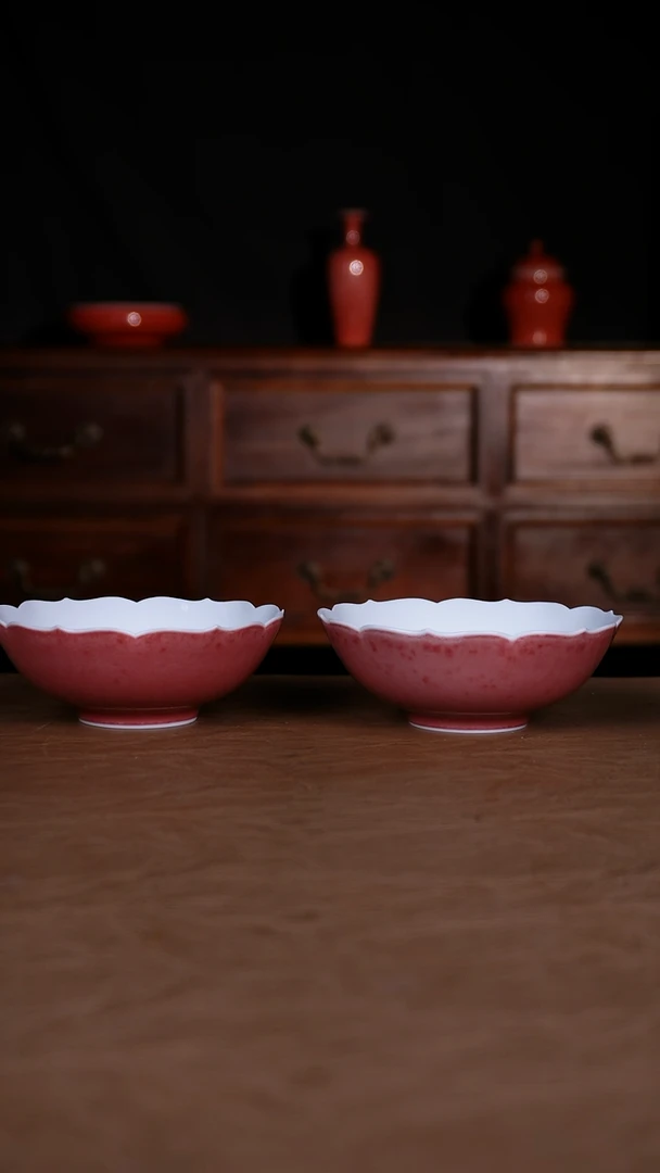 杯子?***愿豇豆红景德镇陶瓷