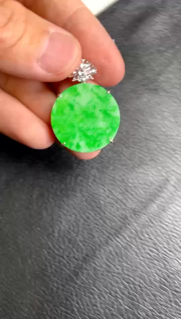 【闪购商品】翡翠吊坠(不含链)银S925镶嵌dz1