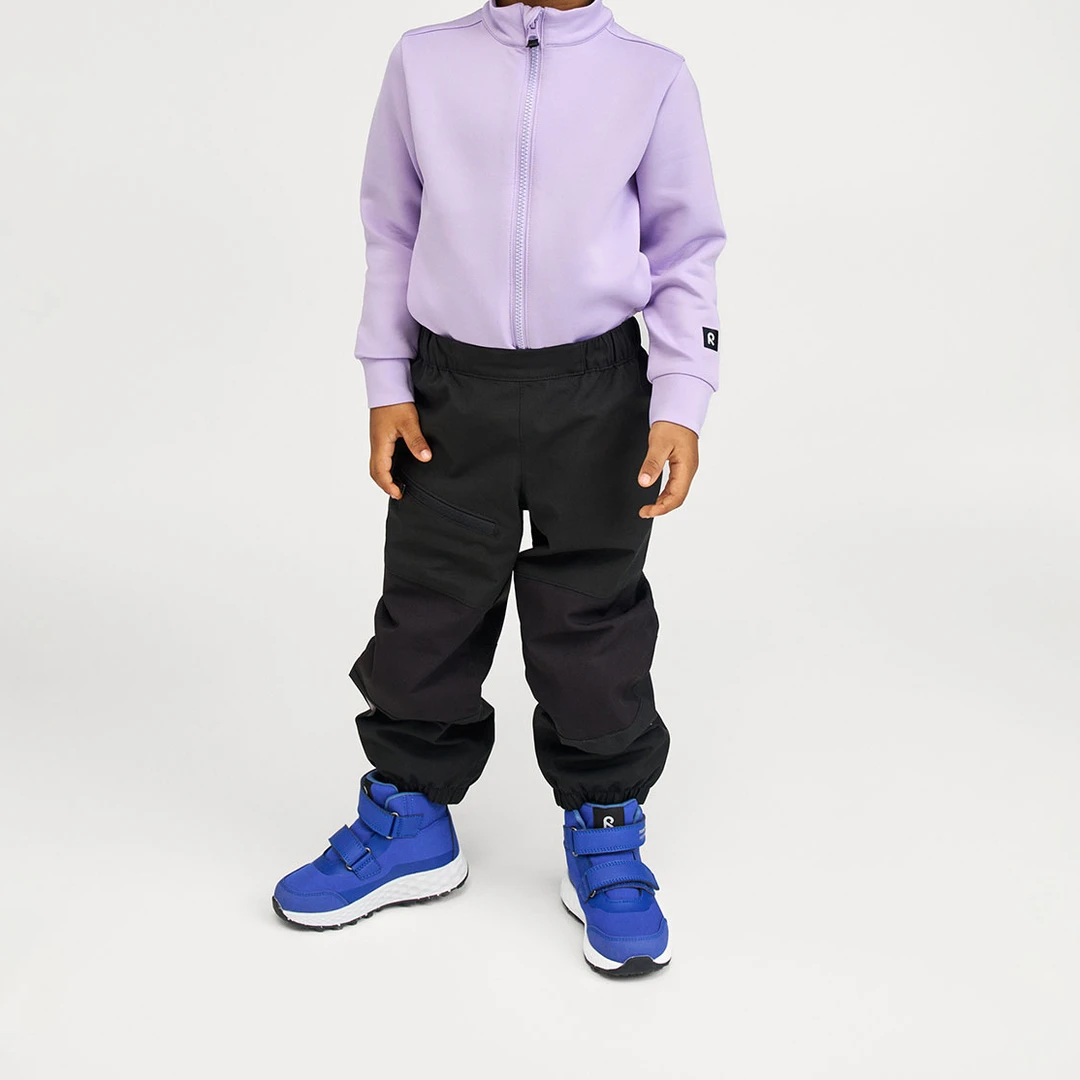 芬兰reima2025男女儿童中童拒风抓绒保暖拒水透气舒适运动软壳裤