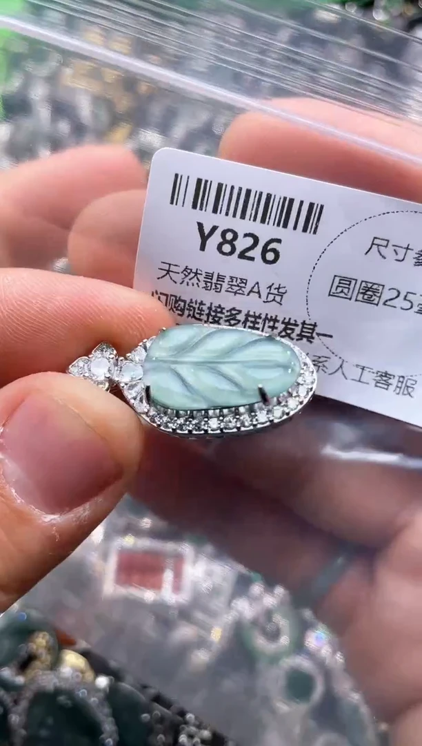 【闪购商品】翡翠颈饰未镶嵌Y826吊坠