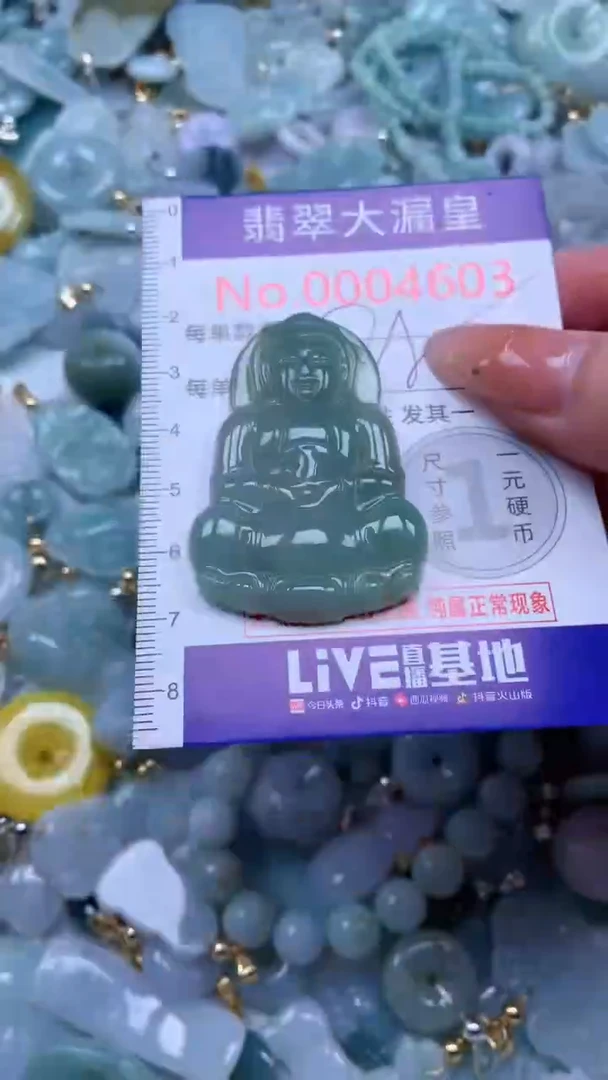 翡翠未镶嵌吊坠(不含链)4603