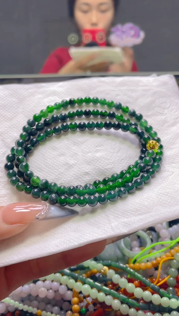 颈饰未镶嵌翡翠5MM