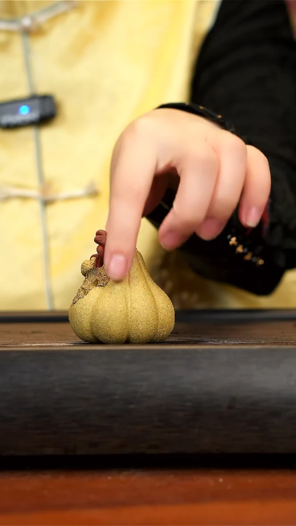 【闪购商品】紫砂茶壶黄段泥南瓜茶宠