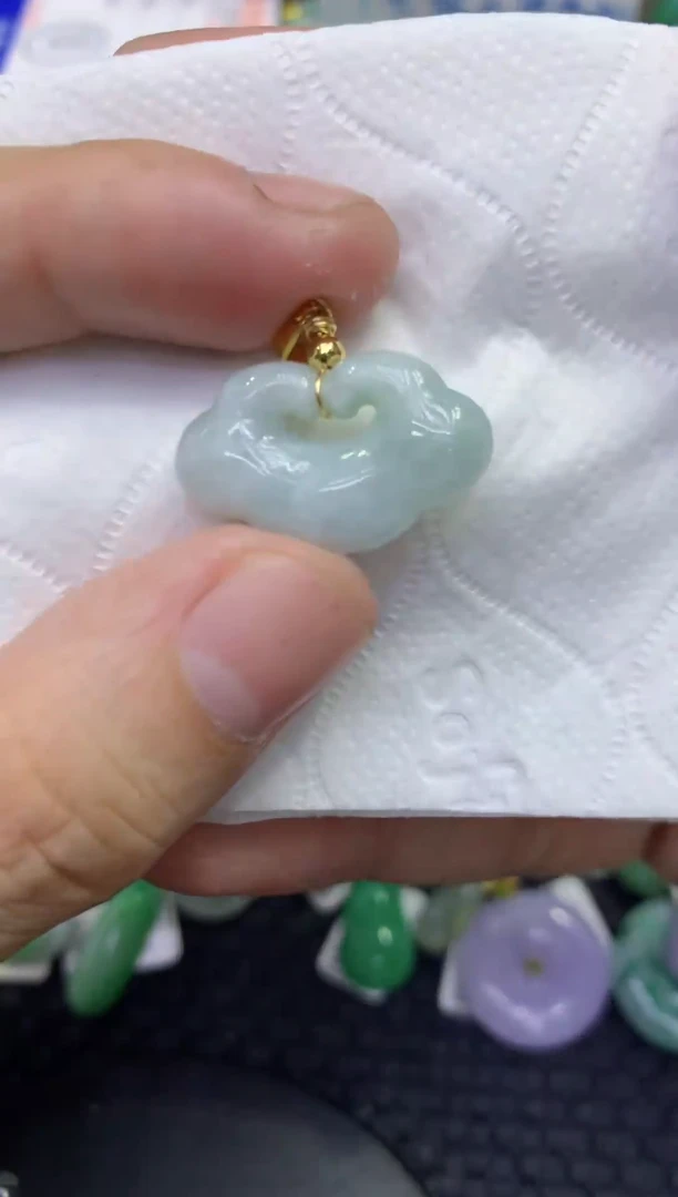 颈饰未镶嵌翡翠天然缅甸A货翡翠