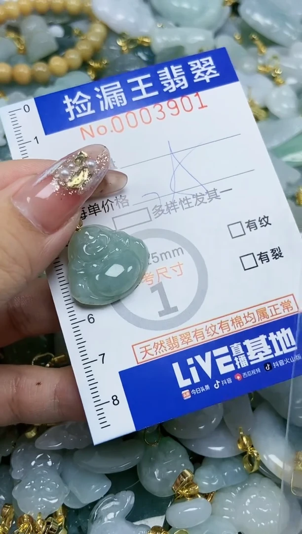 翡翠未镶嵌颈饰天然A货翡翠