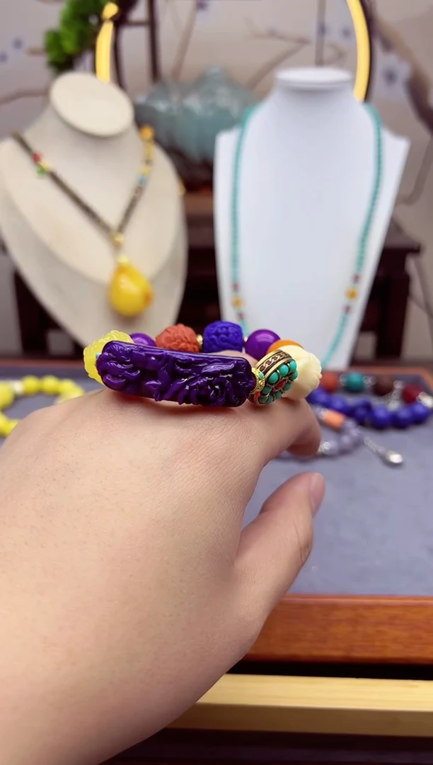 【闪购商品】苏纪石（舒俱来）手链14K金镶嵌S06``````