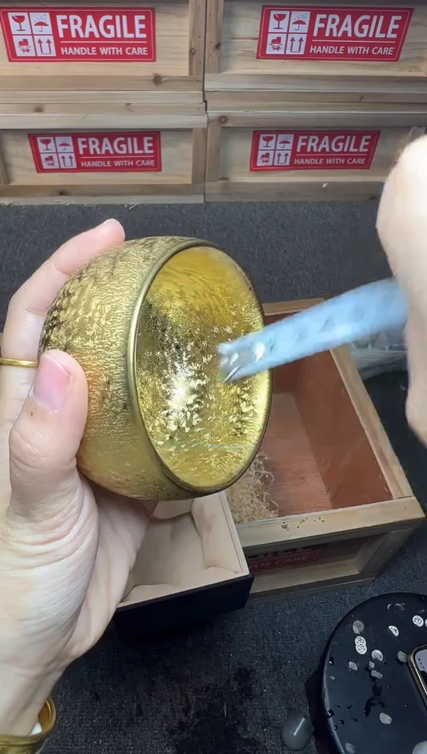 茶盏金钻 建窑建盏主人杯