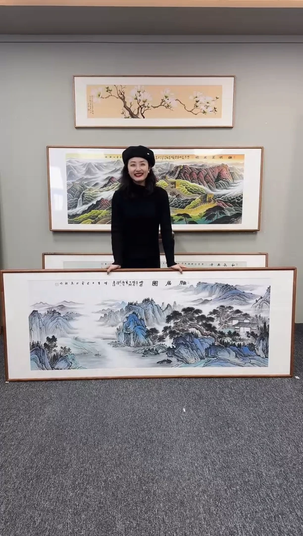 国画雅居图210*80