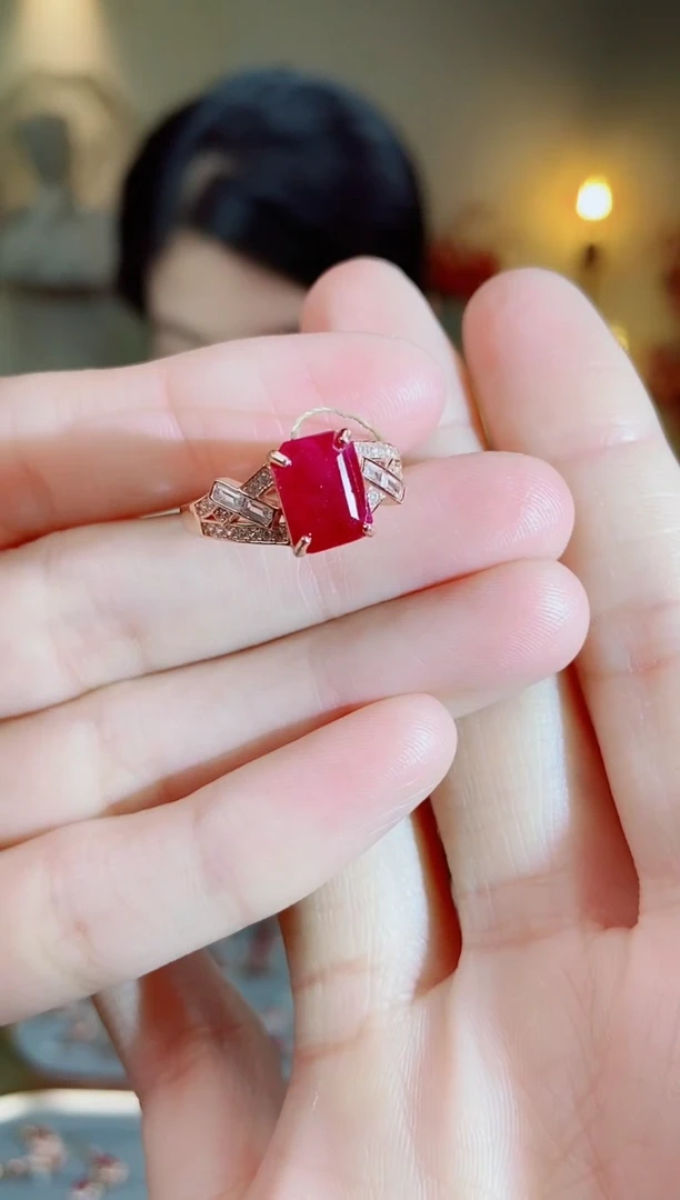 银S925镶嵌手饰红宝石手饰