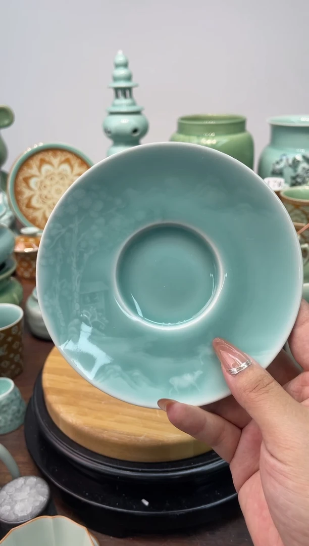 特价福利 微瑕 慧仙青瓷