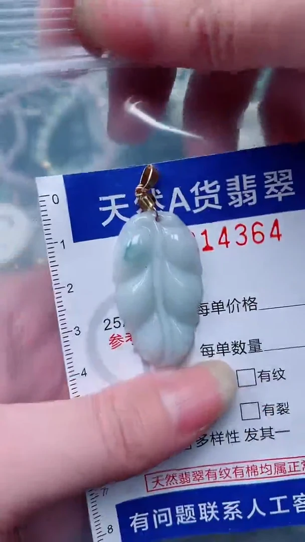 翡翠未镶嵌吊坠(不含链)1