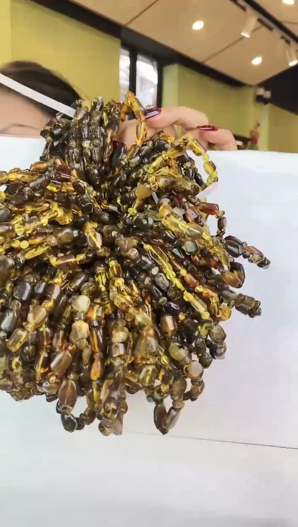 【闪购商品】琥珀手链未镶嵌多样性发一