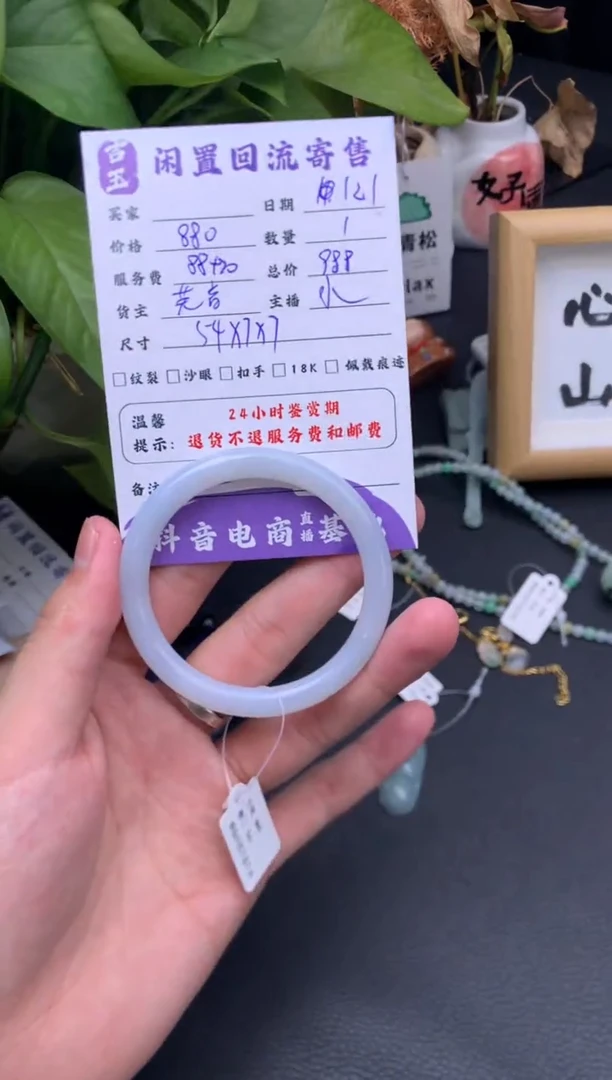未镶嵌手镯翡翠手镯