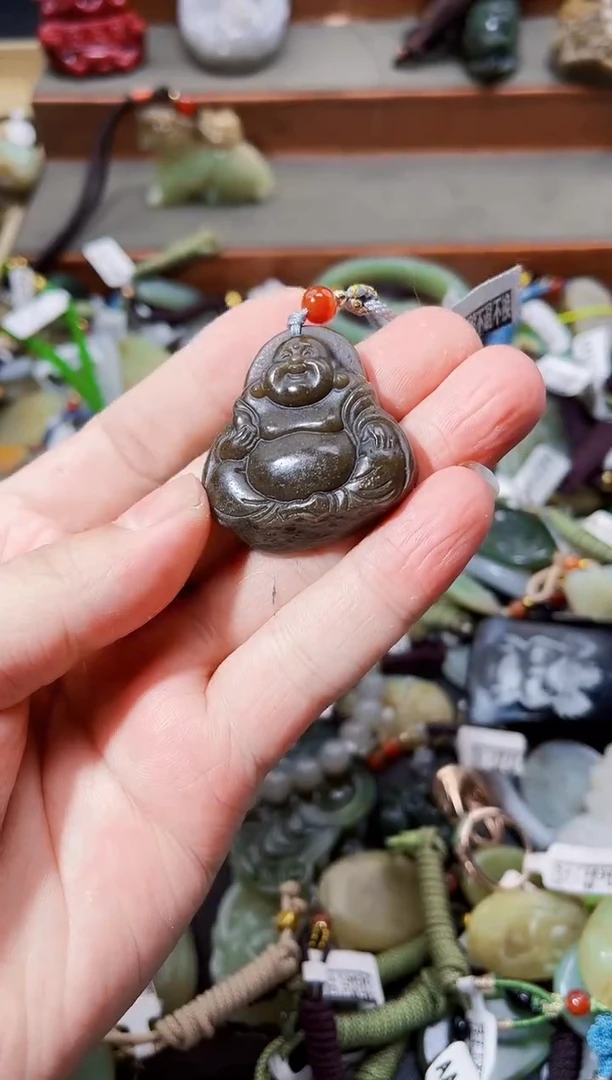 和田玉未镶嵌颈饰拍一发一