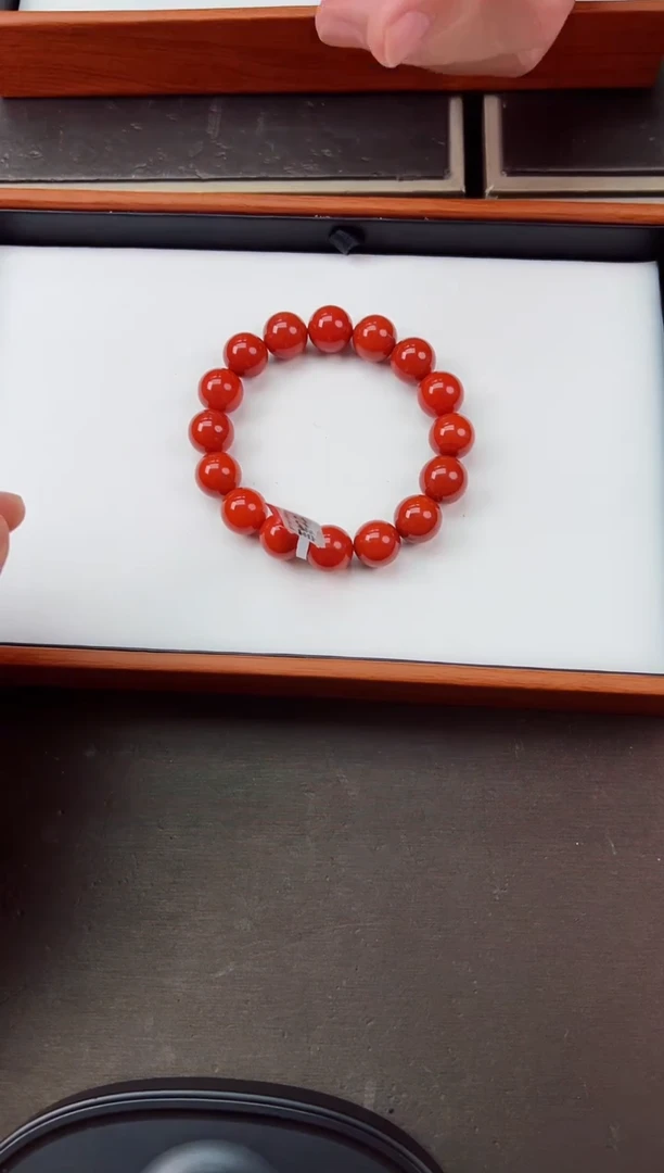 【闪购商品】南红玛瑙手串未镶嵌保山阿东寨高品手串卡13+