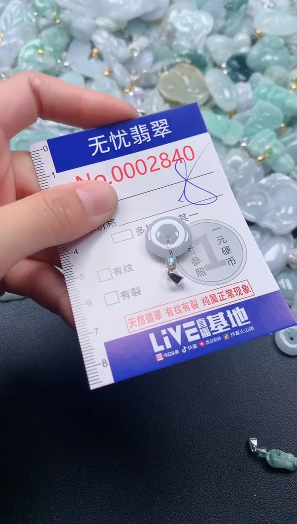 吊坠(不含链)未镶嵌翡翠2840