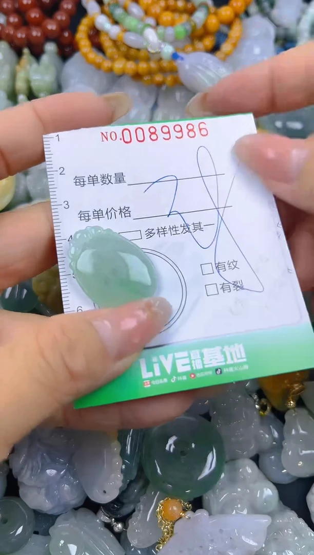 翡翠未镶嵌颈饰闪购0089986